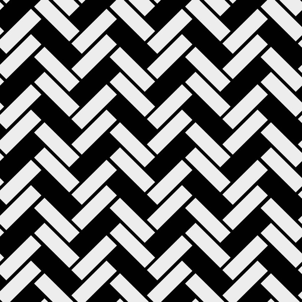 Parquet à chevrons en bois simple noir et blanc motif sans couture, fond vectoriel eps10
 - Vecteur, image
