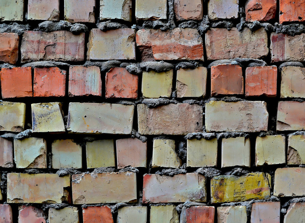 an ill-brick house wall - Photo, Image