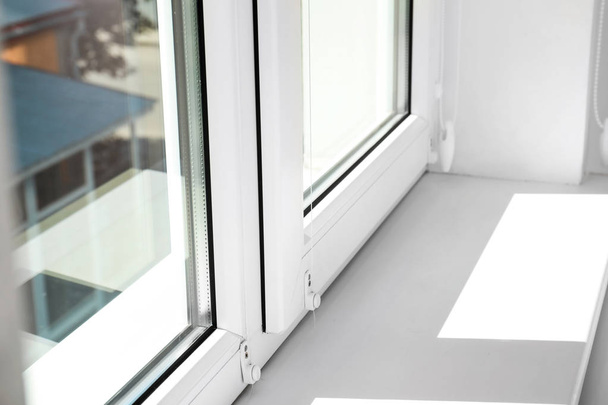 Modern window indoors, closeup view. Home interior - Foto, immagini