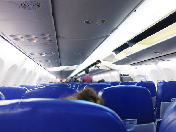 interior de un avión de pasajeros  - Foto, imagen