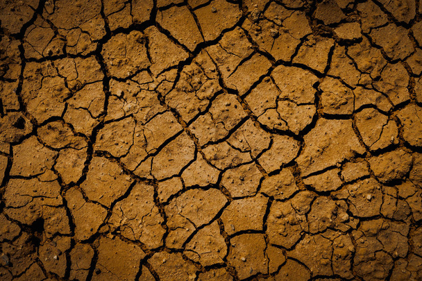 Ξηρασία, έδαφος ρωγμές υφή - Φωτογραφία, εικόνα