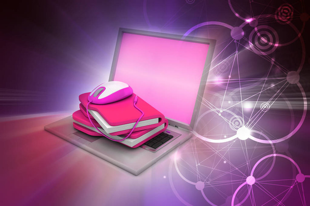 Internet Concept. Computer mouse illustration - Photo, Image