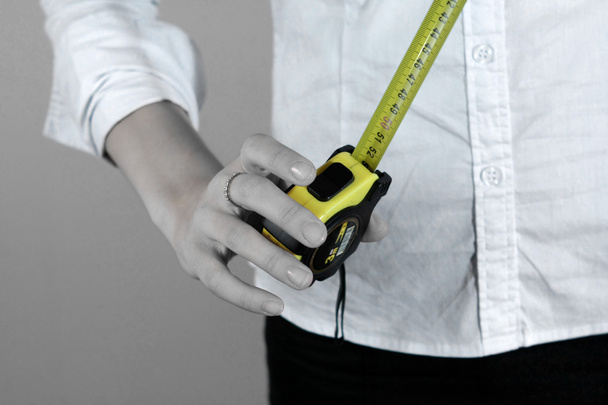 measuring waist - Photo, Image