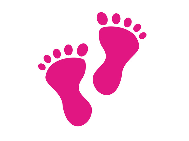 Bambino ragazza piedi impronta
 - Foto, immagini