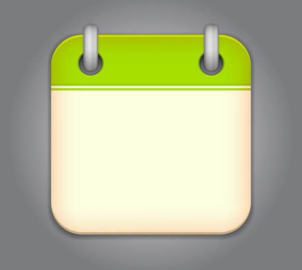 Vector calendar app icon - Vettoriali, immagini