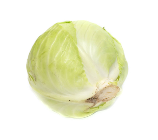 cabbage isolated on white background - Foto, Imagem