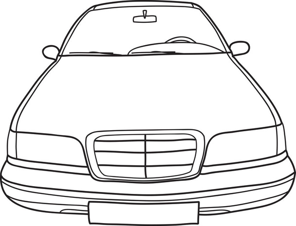 Vektor vázlatot doodle autó - Vektor, kép