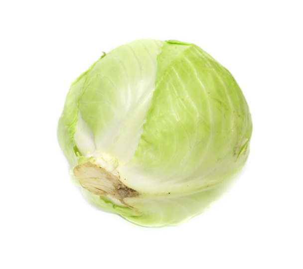 cabbage isolated on white background - Φωτογραφία, εικόνα