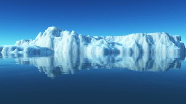 4 k の海で大きな氷のベルク - 映像、動画