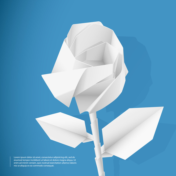 papírové růže - Vektor, obrázek
