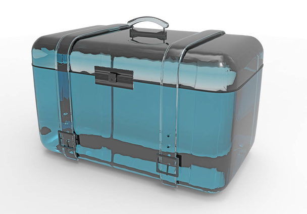 suitcase for travelling isolated on white background - Valokuva, kuva