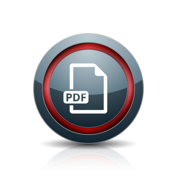 PDF belge işareti simgesi - Vektör, Görsel