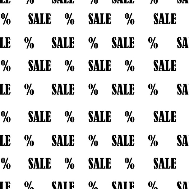 Seamless pattern with Sale and percent text. Black friday sale background. - Фото, изображение