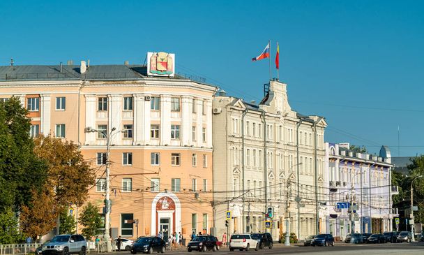 Történelmi épület a város központjában, Voronezh, Oroszország - Fotó, kép