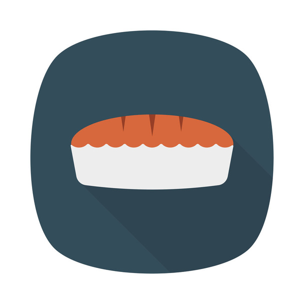 sweet cake  flat icon , vector, illustration - ベクター画像