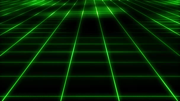 Abstract Technology Grid Background Loop/ 4k animation of an abstract minimal cyberspace grid background seamless looping - Footage, Video