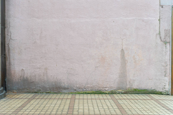 sfondo parete stradale, sfondo industriale, strada urbana grunge vuoto con muro di mattoni magazzino - Foto, immagini