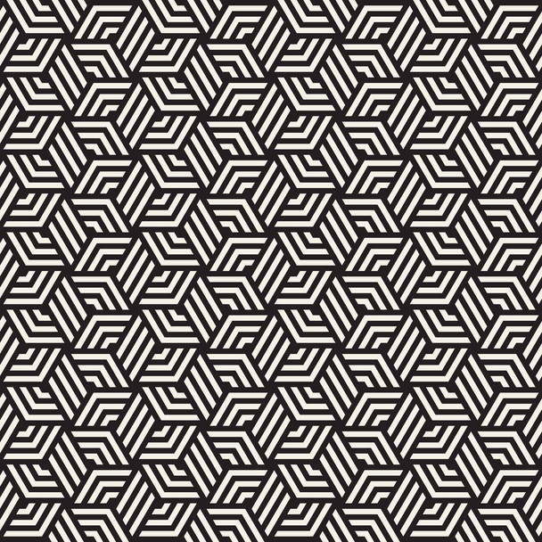 Vector seamless geometric pattern. Simple abstract lines lattice. Repeating elements stylish background - Vector, Image