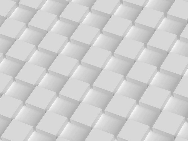 абстрактный светлый фон с квадратами, 3d рендеринг
 - Фото, изображение