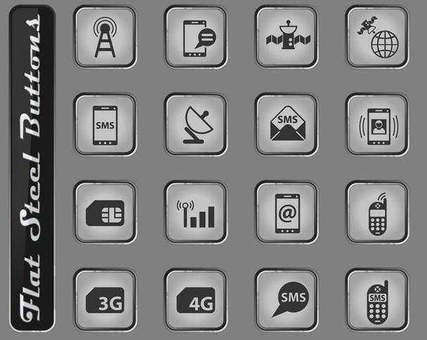 sada ikon mobilní připojení - Vektor, obrázek