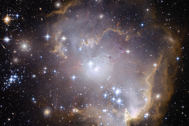 Csillagok, galaxisok és csillagködök csodálatos kozmikus képben. A kép elemeit a NASA bocsátotta rendelkezésre - Fotó, kép