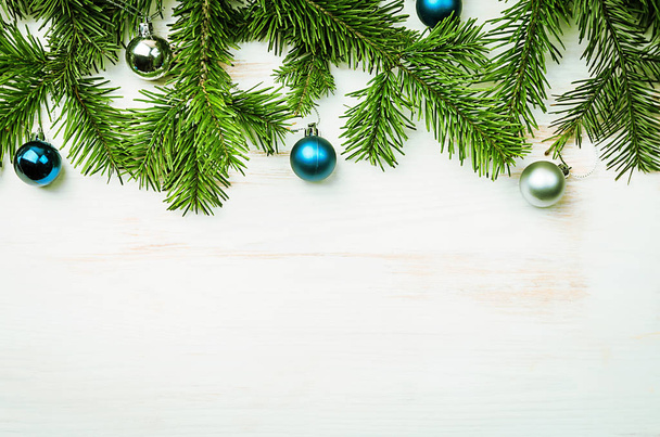 Složení vánoční strom jedle - Fotografie, Obrázek