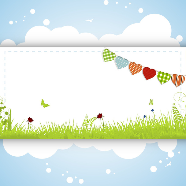 Spring background panel2 - Vector, Image
