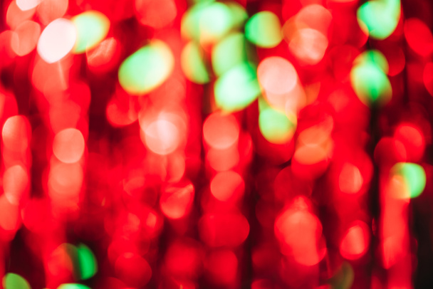abstract red blurred christmas background - Foto, afbeelding