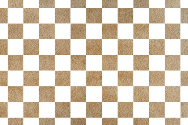 Aquarelle motif carré kaki. Ornement traditionnel géométrique pour textile de mode, tissu, milieux
. - Photo, image