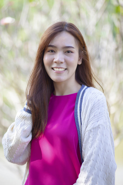 beautiful asian younger woman toothy smiling face with happiness emotion - Foto, immagini