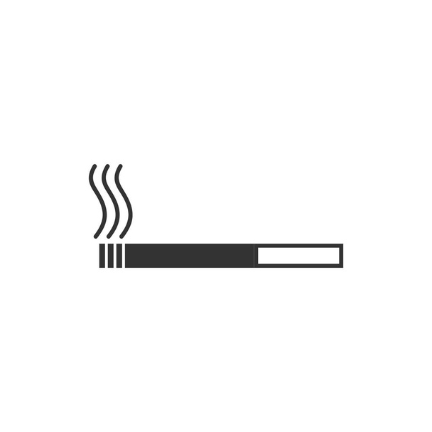 タバコ アイコン フラット - ベクター画像