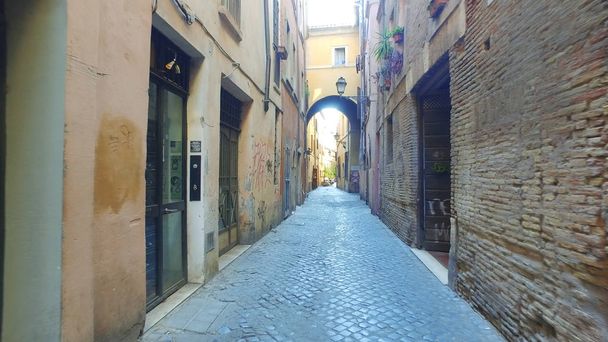 Pov séta az utcán, Róma, Olaszország - Fotó, kép