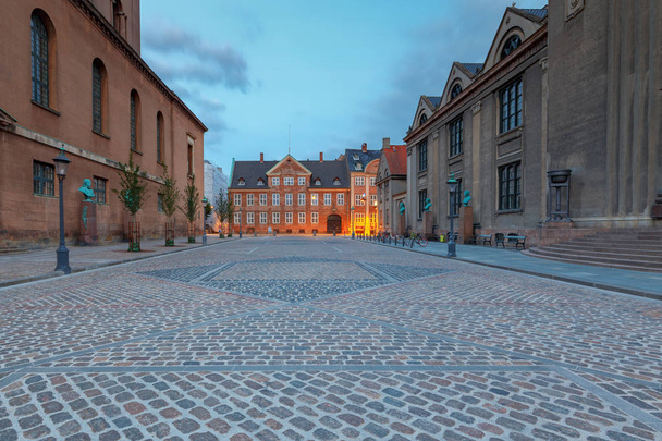 Kopenhag. Üniversite binası. - Fotoğraf, Görsel