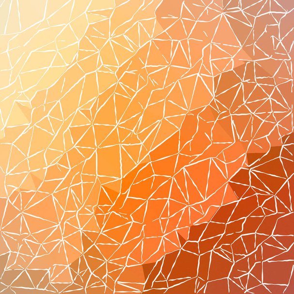 Illustration of abstract Orange White Lines Paint Square background - Photo, Image