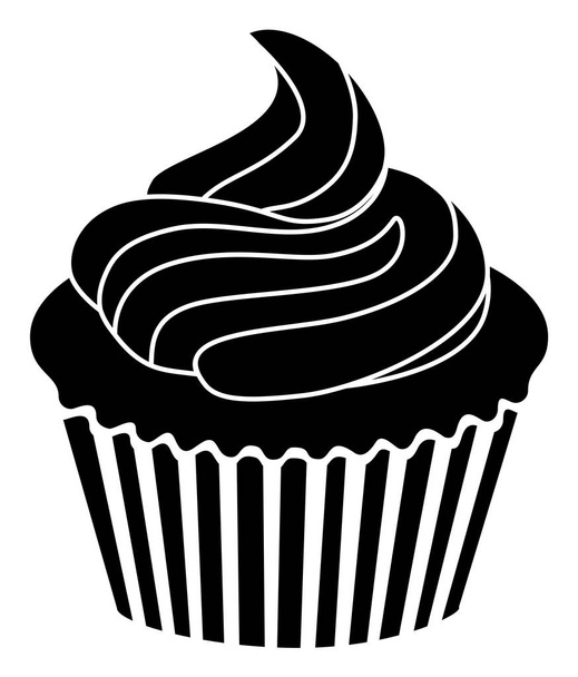 Cupcake icon simple sign and modern symbol vector eps 10 - Вектор, зображення