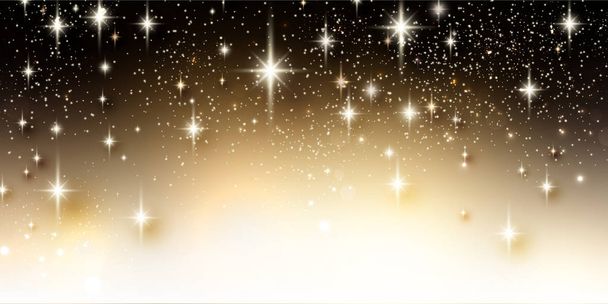 Елегантний різдвяний фон Starry з місцем для тексту. Векторні
  - Вектор, зображення