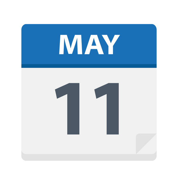 5 月 11 日 - カレンダー アイコン - ベクトル図 - ベクター画像