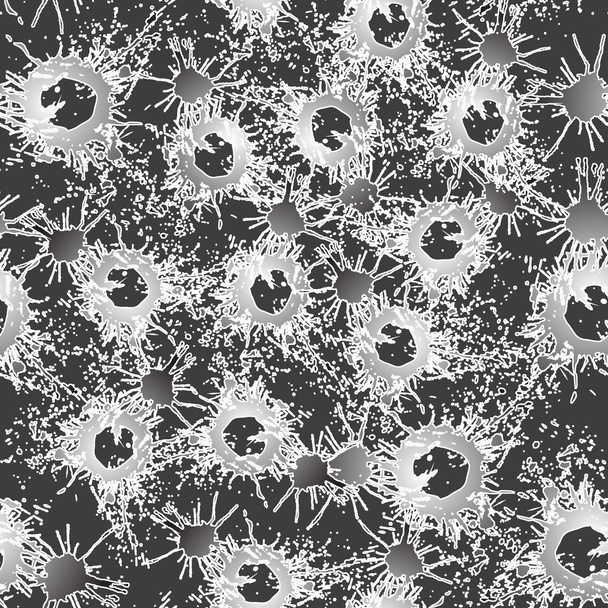 naadloze bloemen abstract patroon vector achtergrond. indien nodig is het mogelijk om eenvoudig kleuren wijzigen. - Vector, afbeelding