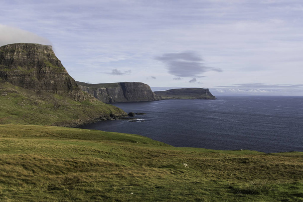 Neist Point is a viewpoint on the most westerly point of Isle of Skye. - Foto, Imagem