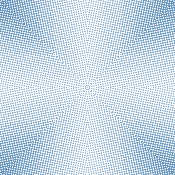 Soft focus halftone blue square - Photo, Image