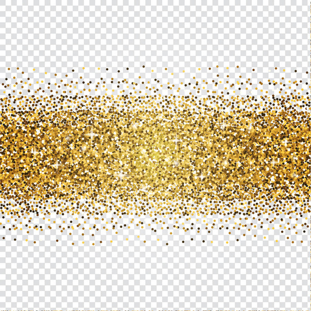 Golden glitter abstract background. Tinsel shiny backdrop. Luxury gold template. Vector - Vector, Image