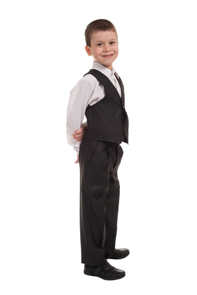 chico de negocios en blanco
 - Foto, Imagen