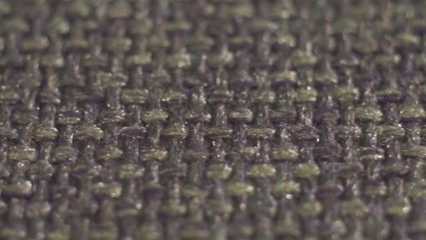 Texture knit textured fabric close up - Felvétel, videó