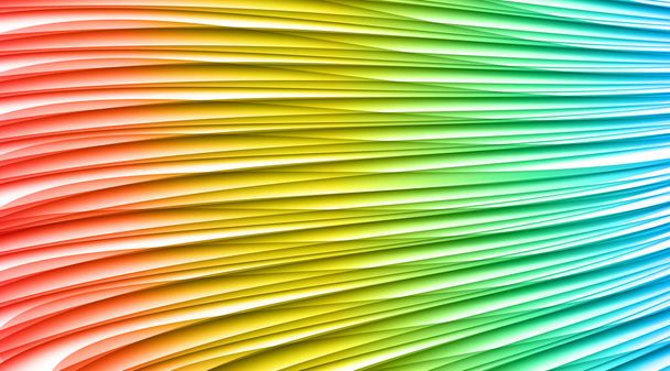 Abstrakti värillinen aalto taustalla. Vektorikuvaus - Vektori, kuva