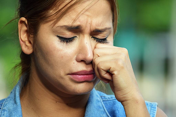Tearful Attractive Female Woman - Zdjęcie, obraz