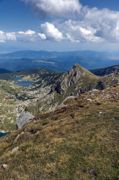 Summer view of The Fish and The Lower Lakes, Rila Mountain, The Seven Rila Lakes, Bulgaria - Фото, изображение