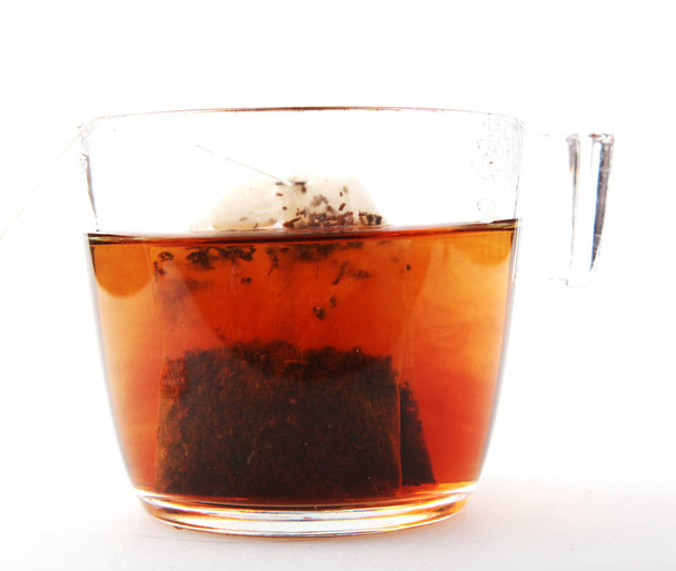 Csésze fekete teát - színes kép - Fotó, kép