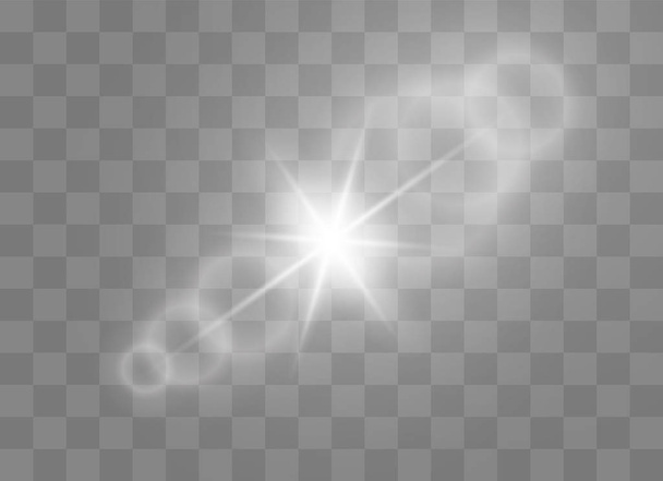 Luz solar blanca
 - Vector, imagen