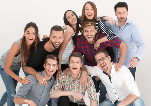 cheerful group of promising young people - Foto, Bild