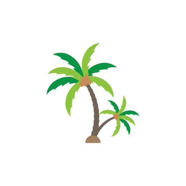 Palm tree grafický design šablony vektorové ilustrace - Vektor, obrázek